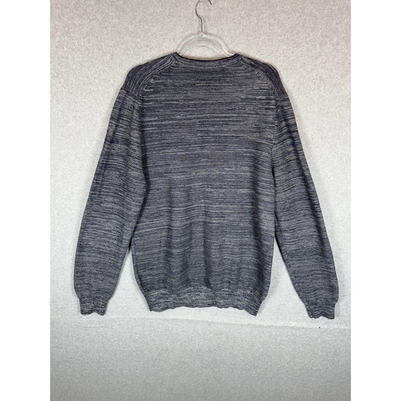 Joseph Abboud Sweater Mens‎ Large Gray V Neck Pullover Lightweight Knit Casual - Picture 6 of 10